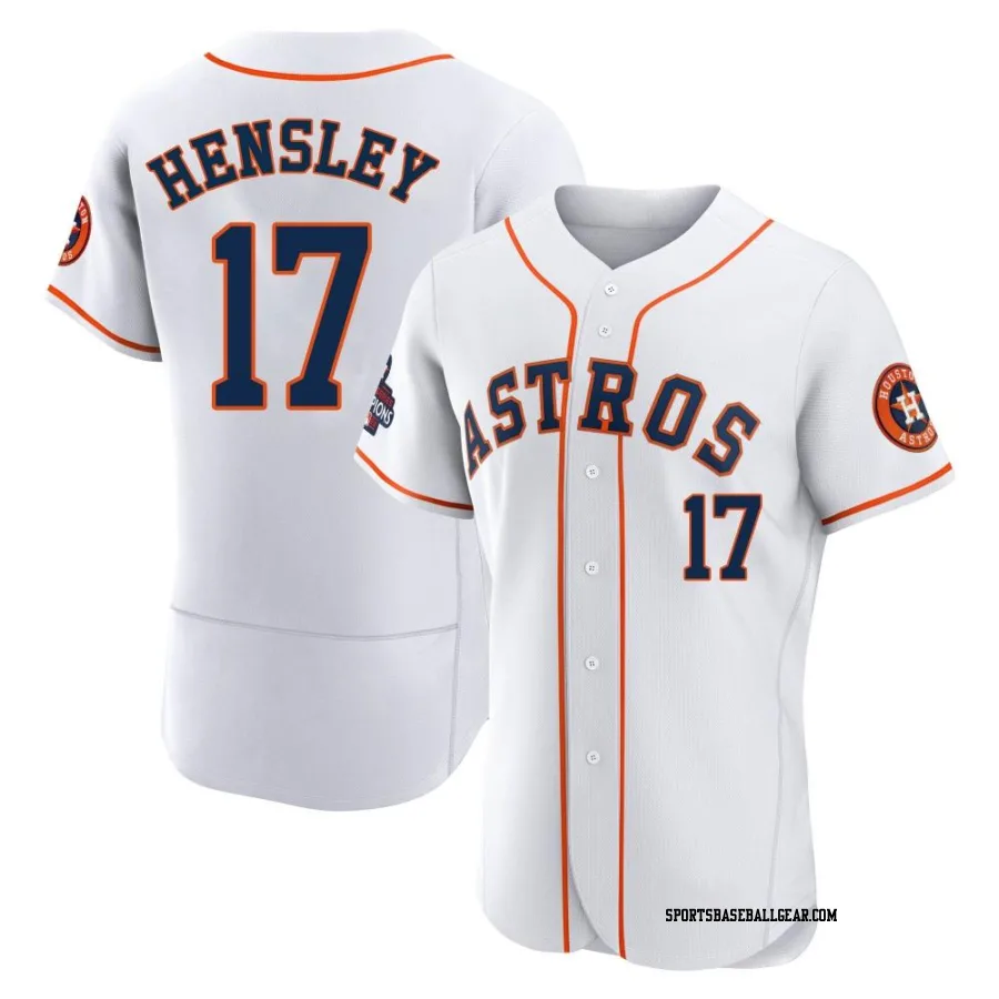 David Hensley Men's Houston Astros White Authentic 2022 World Series Champions Home Jersey