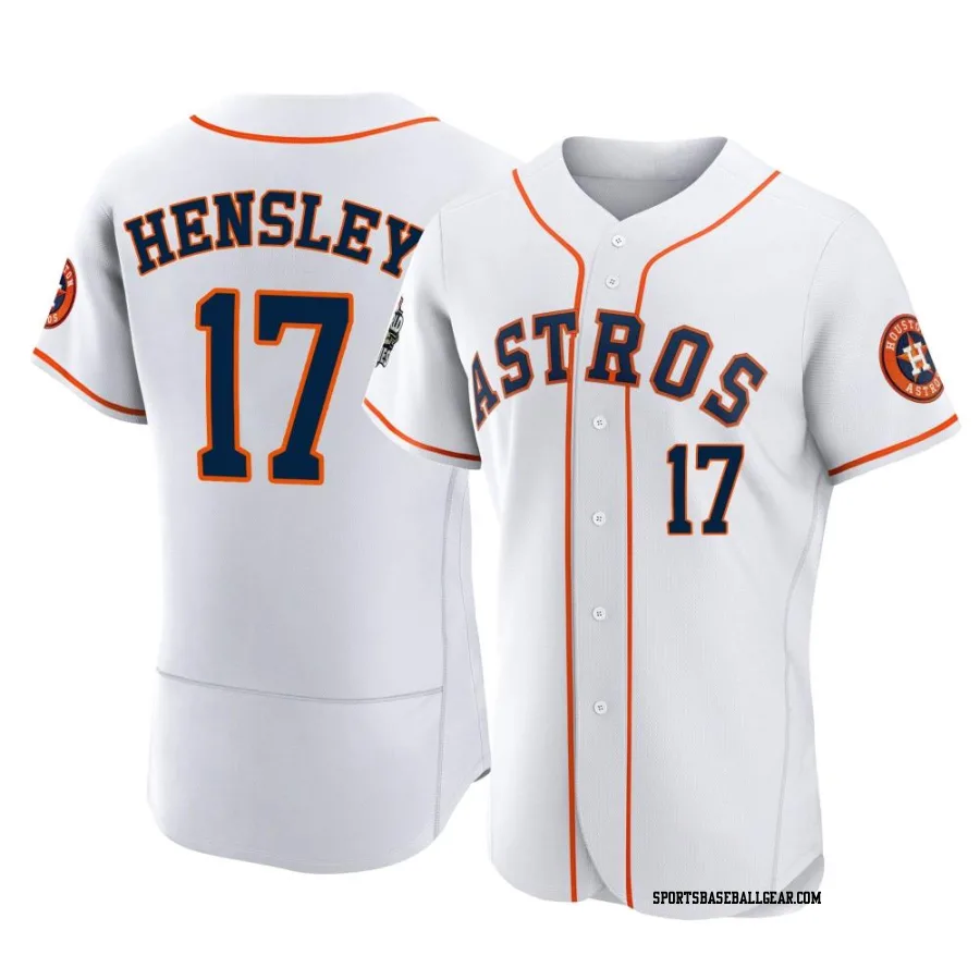 David Hensley Men's Houston Astros White Authentic 2022 World Series Home Jersey