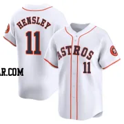 David Hensley Men's Houston Astros White Limited Home Jersey