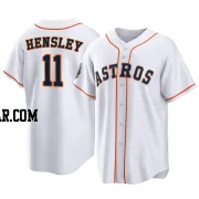 David Hensley Men's Houston Astros White Replica 2022 World Series Home Jersey