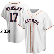 David Hensley Men's Houston Astros White Replica Home Jersey