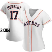 David Hensley Women's Houston Astros White Authentic Home Jersey