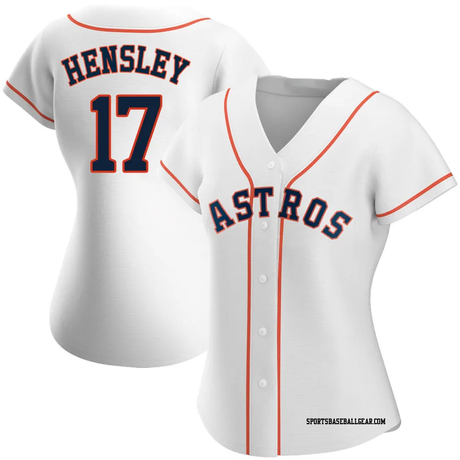 David Hensley Women's Houston Astros White Authentic Home Jersey