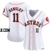 David Hensley Women's Houston Astros White Limited Home Jersey