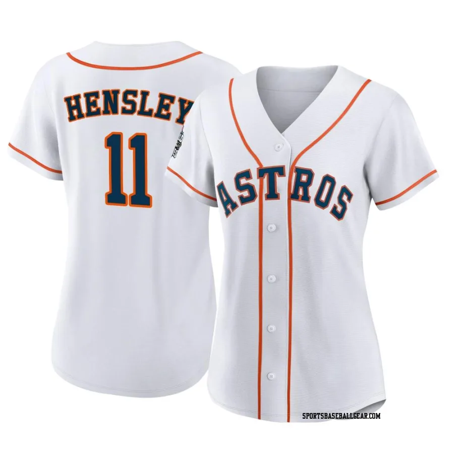 David Hensley Women's Houston Astros White Replica 2022 World Series Home Jersey