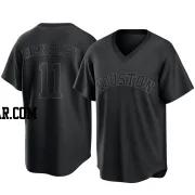 David Hensley Youth Houston Astros Black Replica Pitch Fashion Jersey