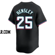 David Hensley Youth Miami Marlins Black Limited Alternate Jersey