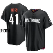 David Hess Youth Baltimore Orioles Black Replica 2023 City Connect Jersey