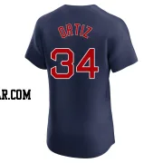 David Ortiz Men's Boston Red Sox Navy Elite Alternate Jersey