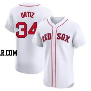 David Ortiz Men's Boston Red Sox White Elite Home Jersey