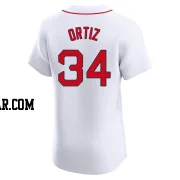 David Ortiz Men's Boston Red Sox White Elite Home Jersey