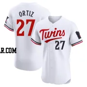 David Ortiz Men's Minnesota Twins White Elite Home Jersey