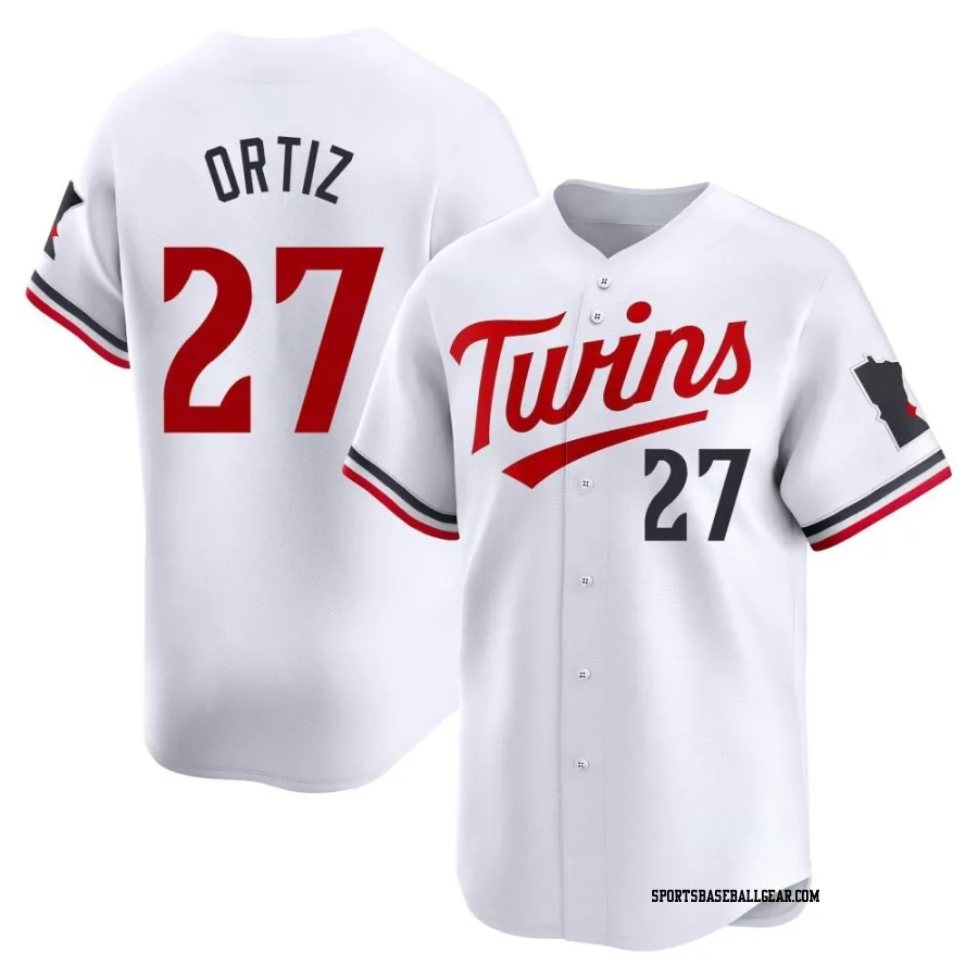 David Ortiz Men's Minnesota Twins White Limited Home Jersey