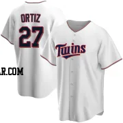 David Ortiz Men's Minnesota Twins White Replica Home Jersey