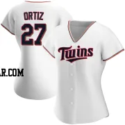 David Ortiz Women's Minnesota Twins White Authentic Home Jersey