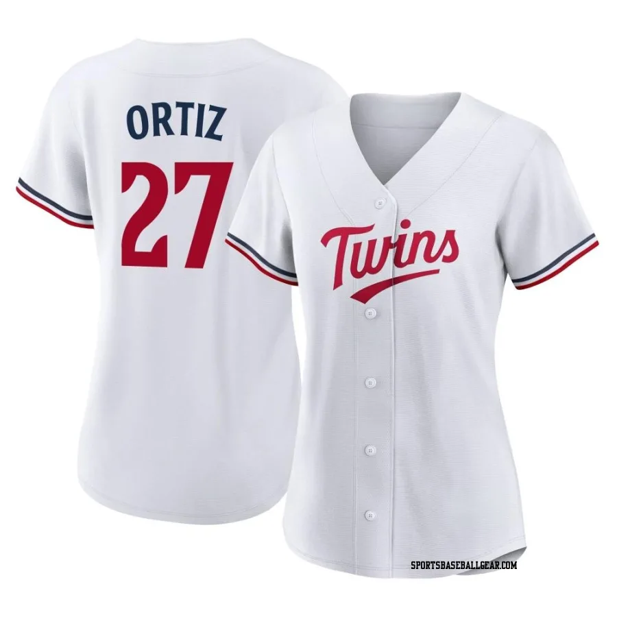 David Ortiz Women's Minnesota Twins White Authentic Home Jersey