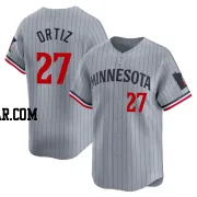 David Ortiz Youth Minnesota Twins Gray Limited Road Jersey