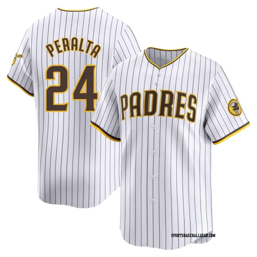 David Peralta Men's San Diego Padres White Limited Home Jersey