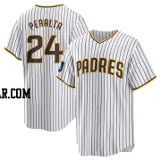 David Peralta Men's San Diego Padres White Replica 2024 World Tour Seoul Series Home Jersey