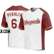 David Peralta Youth Venezuela Baseball White Replica 2023 World Baseball Classic Jersey