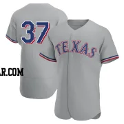 David Robertson Men's Texas Rangers Gray Authentic Road Jersey