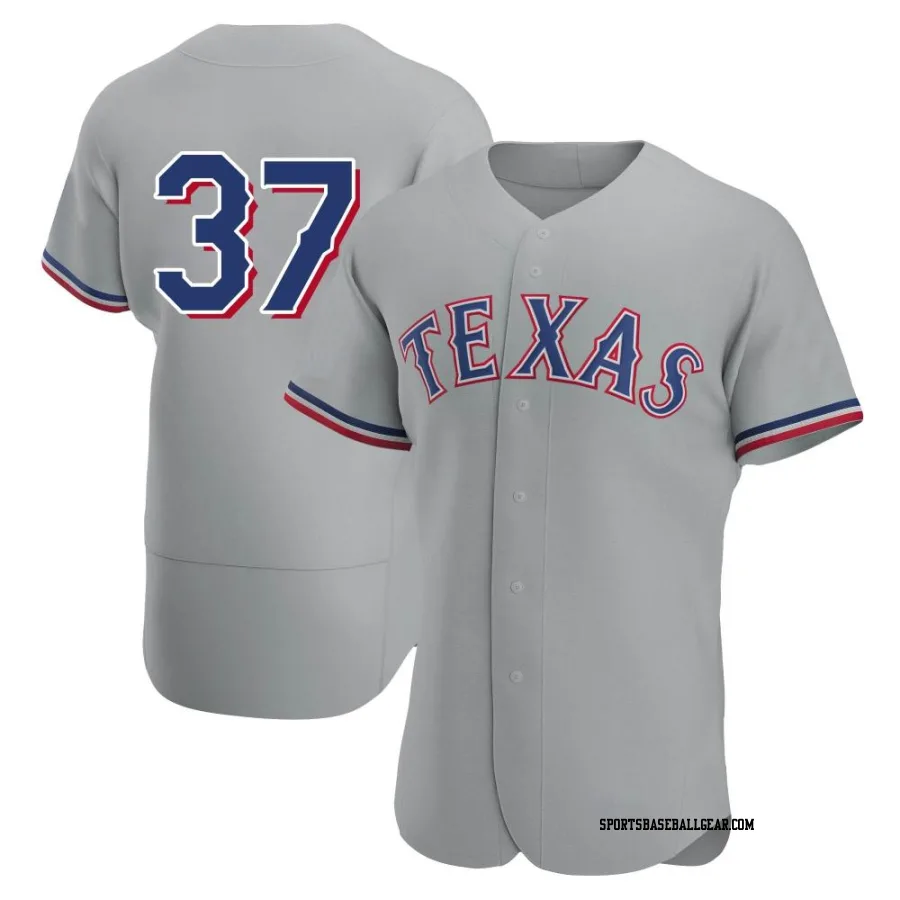 David Robertson Men's Texas Rangers Gray Authentic Road Jersey