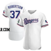 David Robertson Men's Texas Rangers White Authentic Home Jersey