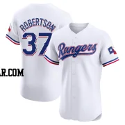 David Robertson Men's Texas Rangers White Elite Home Jersey