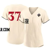 David Robertson Women's Texas Rangers Cream Authentic 2023 City Connect 2023 World Series Jersey