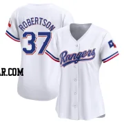 David Robertson Women's Texas Rangers White Limited Home Jersey