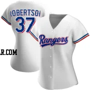 David Robertson Women's Texas Rangers White Replica Home Jersey