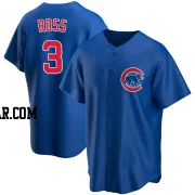 David Ross Men's Chicago Cubs Royal Replica Alternate Jersey