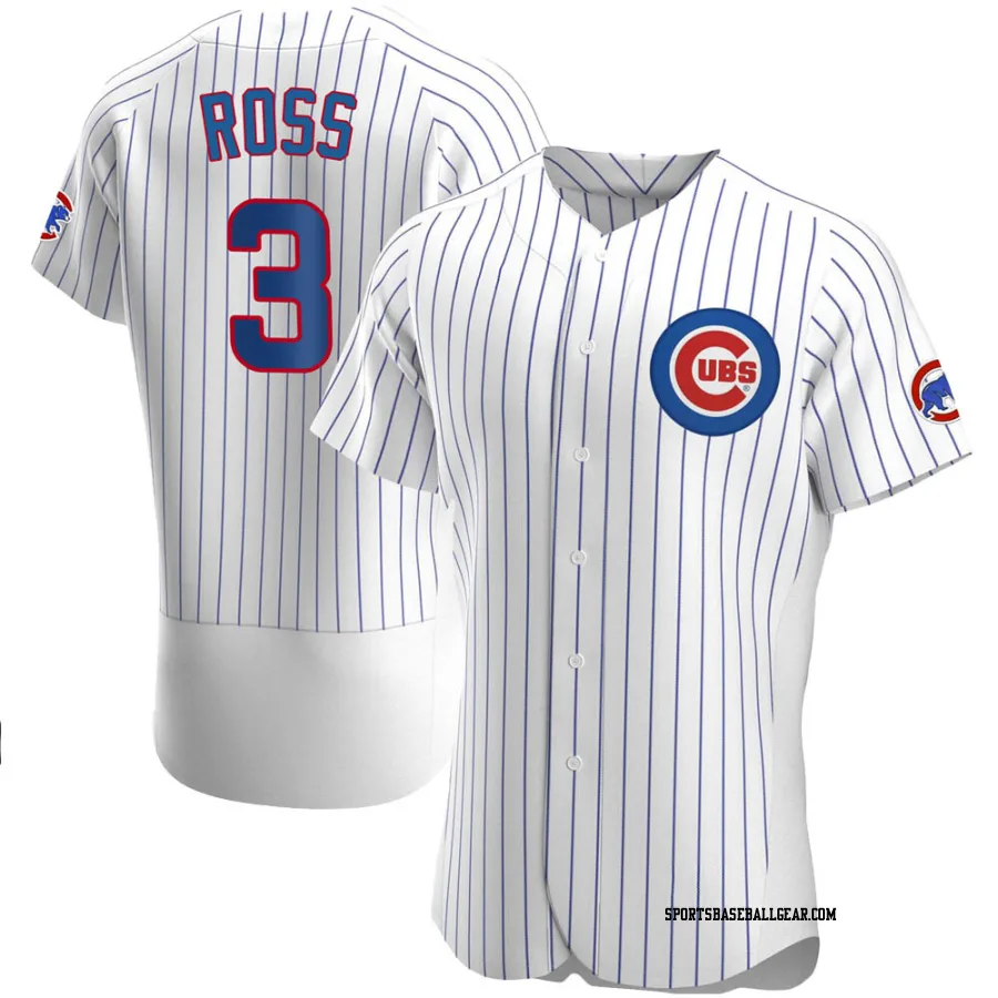 David Ross Men's Chicago Cubs White Authentic Home Jersey