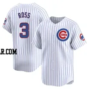 David Ross Men's Chicago Cubs White Limited Home Jersey