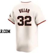 David Villar Men's San Francisco Giants Cream Elite Home Jersey