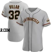 David Villar Men's San Francisco Giants Gray Authentic Road Jersey