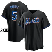 David Wright Men's New York Mets Black Replica 2022 Alternate Jersey