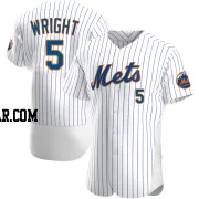 David Wright Men's New York Mets White Authentic Home Jersey