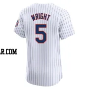 David Wright Men's New York Mets White Elite Home Jersey