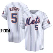 David Wright Men's New York Mets White Limited Home Jersey