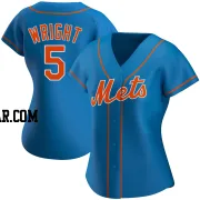 David Wright Women's New York Mets Royal Authentic Alternate Jersey