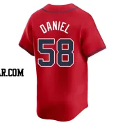 Davis Daniel Men's Atlanta Braves Red Limited Alternate Jersey