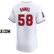 Davis Daniel Men's Los Angeles Angels White Elite Home Jersey