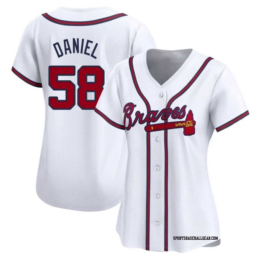 Davis Daniel Women's Atlanta Braves White Limited Home Jersey