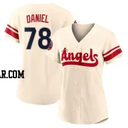 Davis Daniel Women's Los Angeles Angels Cream Authentic 2022 City Connect Jersey