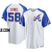 Davis Daniel Youth Atlanta Braves White Replica 2023 City Connect Jersey