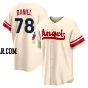 Davis Daniel Youth Los Angeles Angels Cream Replica 2022 City Connect Jersey