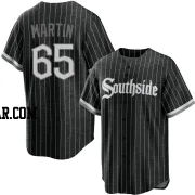 Davis Martin Men's Chicago White Sox Black Replica 2021 City Connect Jersey