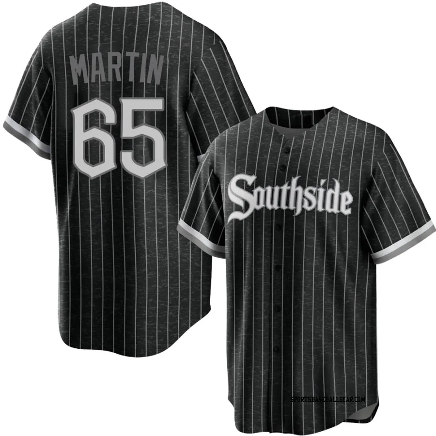 Davis Martin Youth Chicago White Sox Black Replica 2021 City Connect Jersey