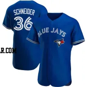 Davis Schneider Men's Toronto Blue Jays Royal Authentic Alternate Jersey